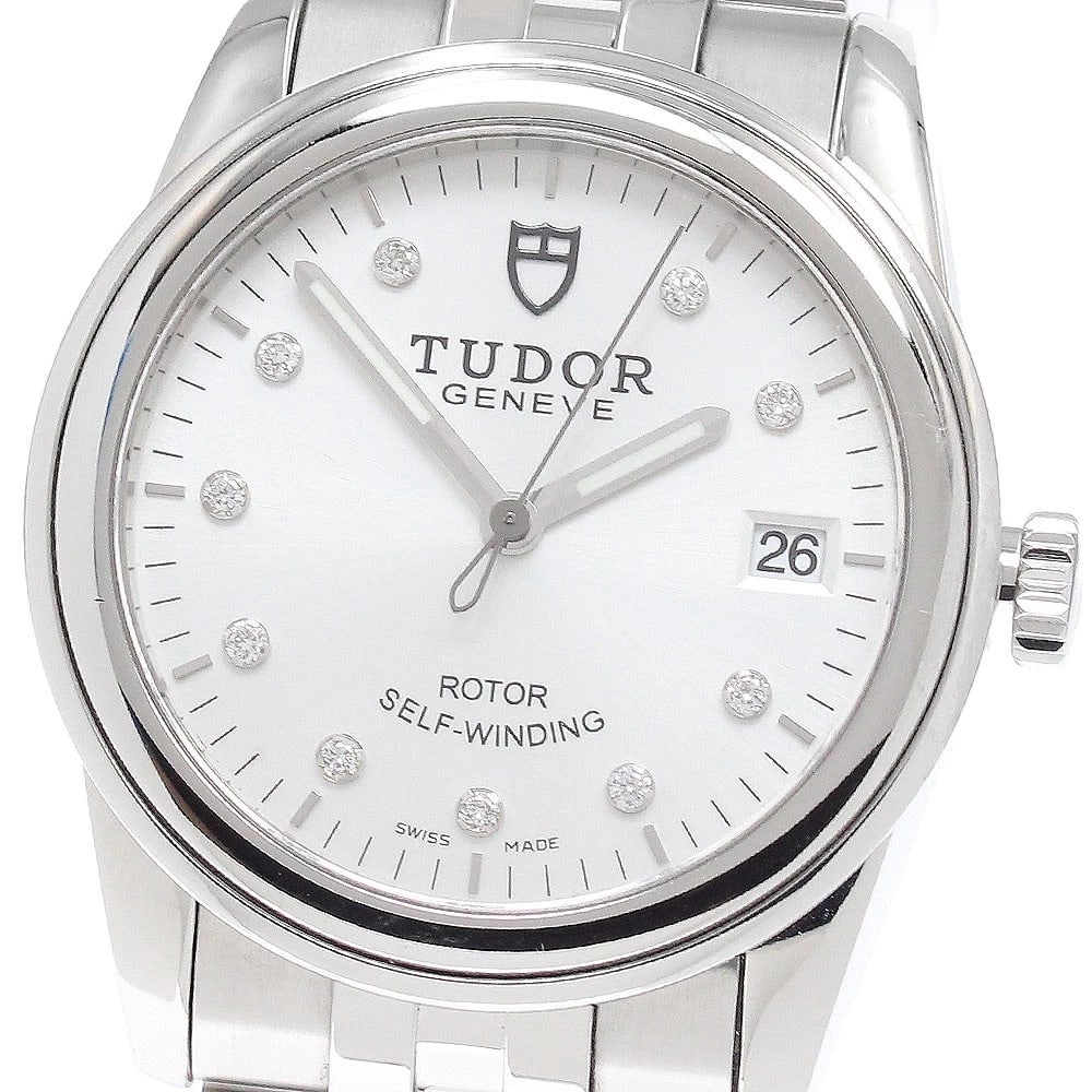 TUDOR GLAMOUR DIAMOND AUTOMATIC WATCH (1 of 5)