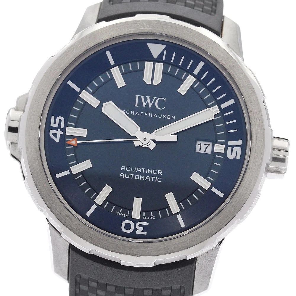 IWC SCHAFFHAUSEN AQUATIMER EXPEDITION JACQUES-YVES COUSTEAU WATCH: IWC SCHAFFHAUSEN Aquatimer Expedition Jacques-Yves Cousteau Watch Brand: IWC SCHAFFHAUSEN Type/Style: Wristwatch Material: Band Material rubber, Case Material Stainless Steel Color: Band Color black, 