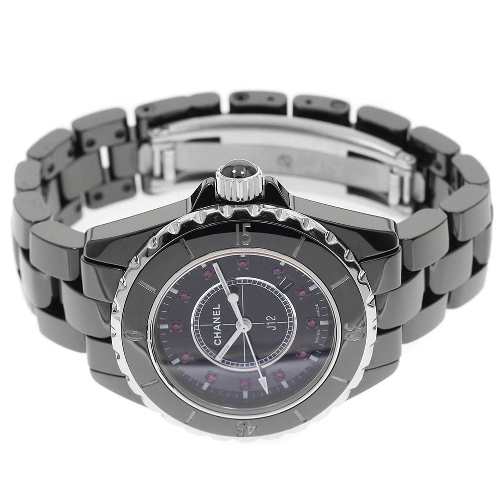 CHANEL J12 RUBY QUARTZ WATCH - 2