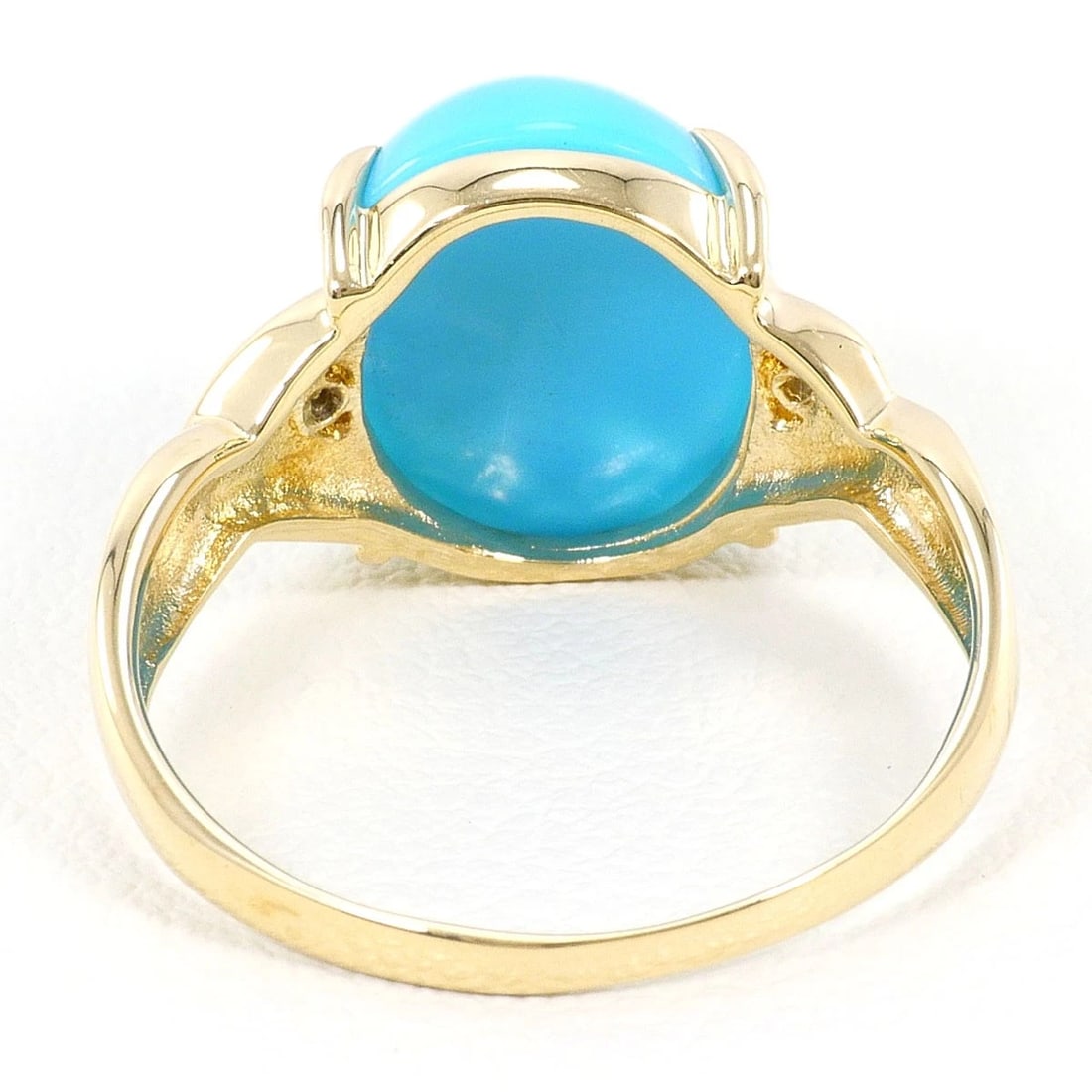 14K GOLD RING TURQUOISE - 3