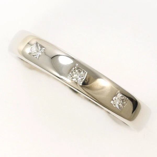 RING PT900/PLATINUM: Ring PT900/Platinum Brand: No Brand Type/Style: Ring Material: PT900/Platinum, Main Stone/Creation Diamond Color: Silver Size: US 5 3/8 Accessories: None Accessories Notice: When purchasing pre-owned