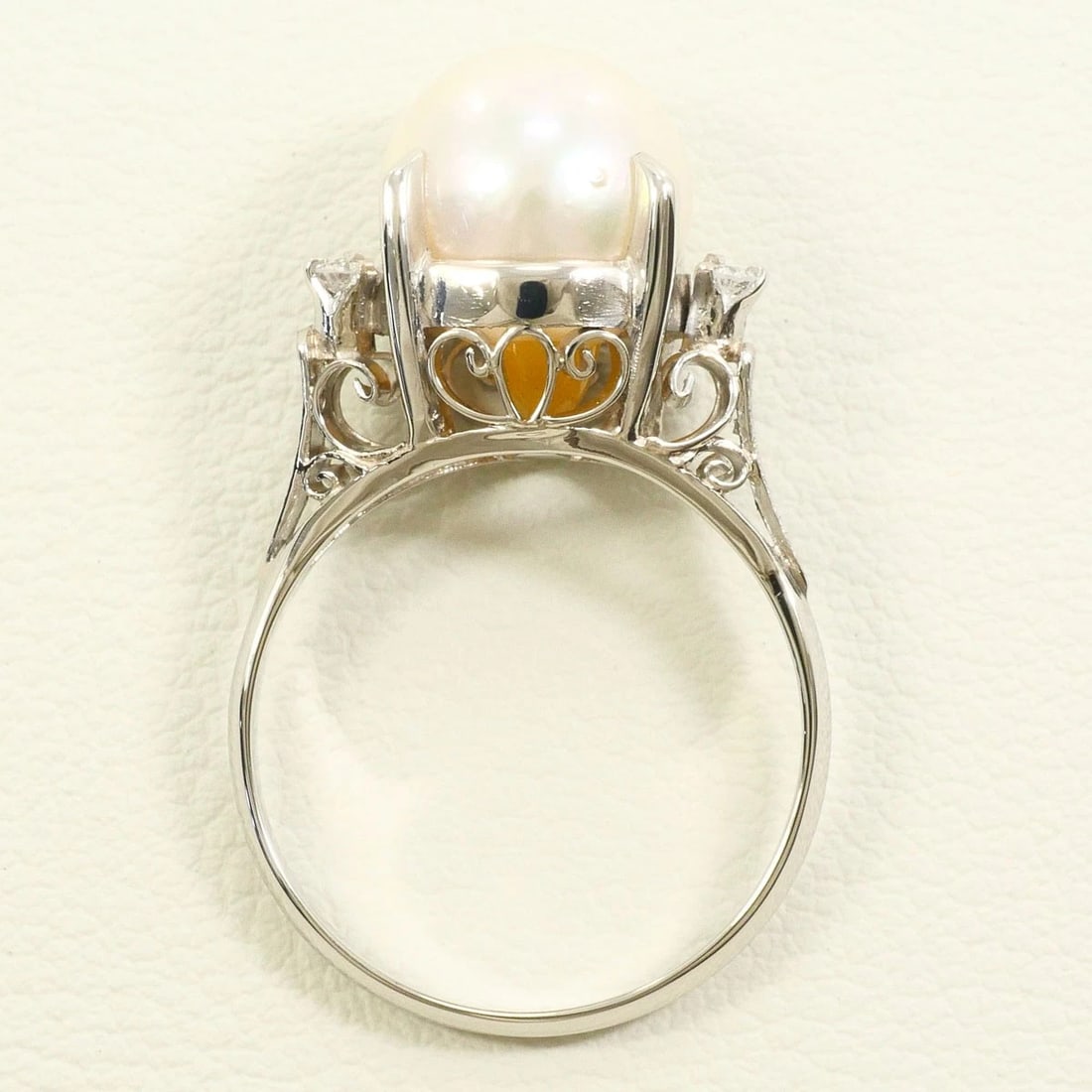 PM850 PLATINUM RING PEARL - 2