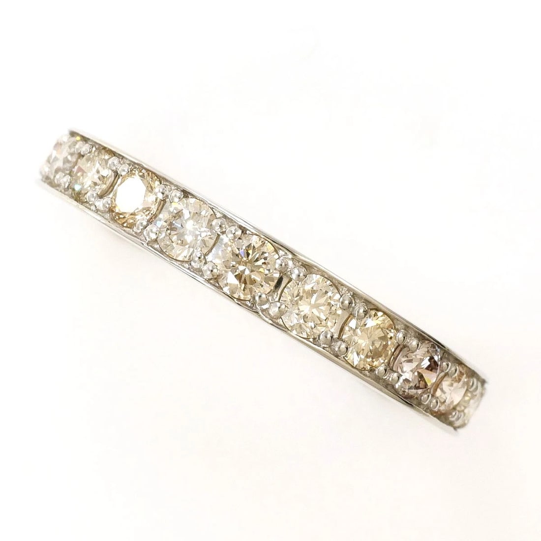 PT900 PLATINUM RING BROWN DIAMOND (1 of 3)