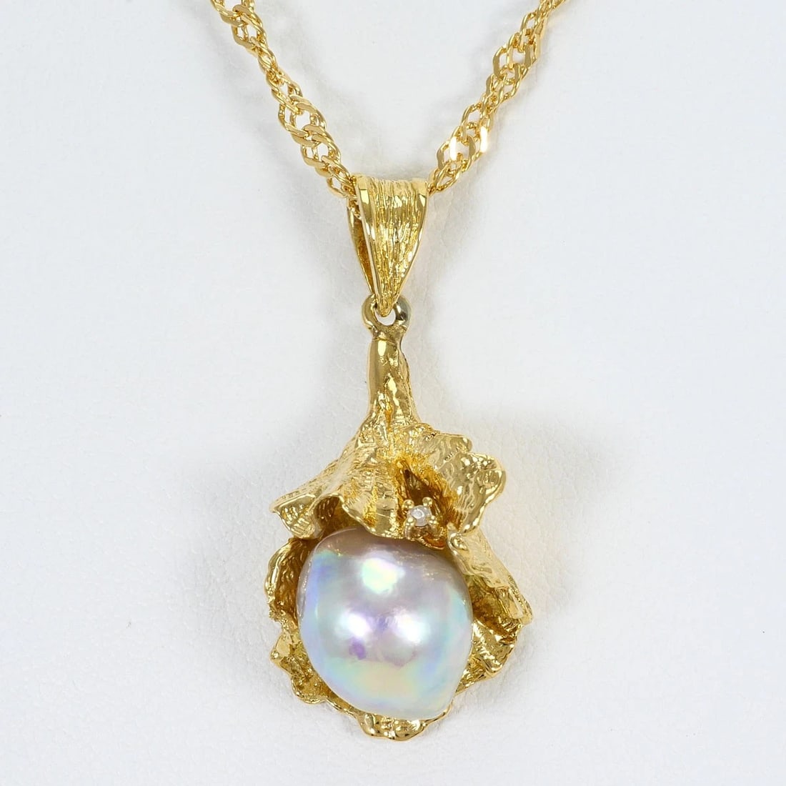 K18 18K GOLD NECKLACE PEARL: K18 18k gold Necklace Pearl Brand: No Brand Type/Style: Necklace Material: 18k gold, Main Stone/Creation Cultured Pearl Color: Gold Size: TOTAL LENGTH 42CM Accessories: None Accessories No