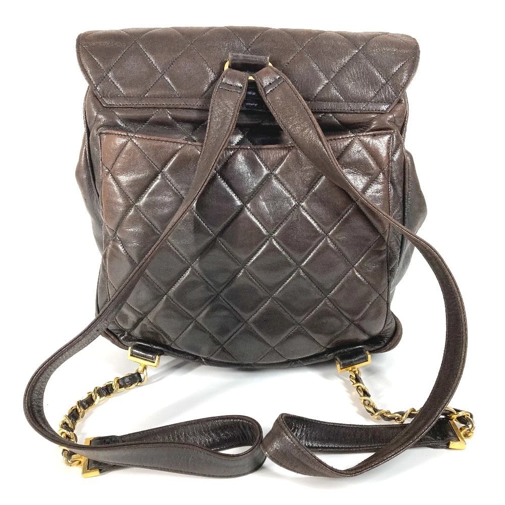 CHANEL MATELASSE QUILTED DRAWSTRING CHAIN BACKPACK - 2