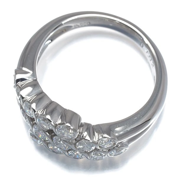 DIAMOND RING 900 PLATINUM - 3