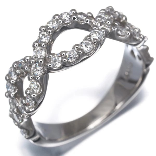 DIAMOND RING 900 PLATINUM - 3