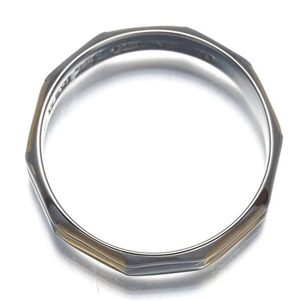 CELINE RING PT 850/18K YG - 2