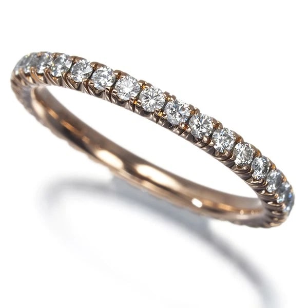 CARTIER RING DIAMOND 18K RG (1 of 2)