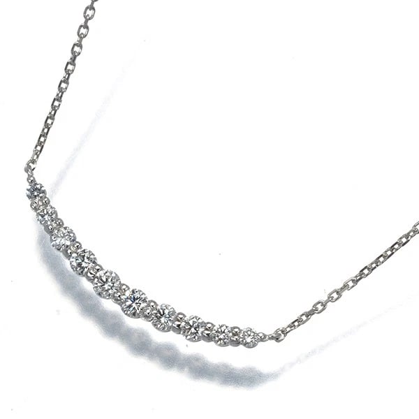 STAR JEWELRY NECKLACE DIAMOND 950 PLATINUM: STAR JEWELRY Necklace Diamond 950 Platinum Brand: STAR JEWELRY Type/Style: Necklace Material: 950 / Platinum, Main Stone/Creation Natural Color: Silver Size: Necklace length: 40 - 45cm Pendant size: 2
