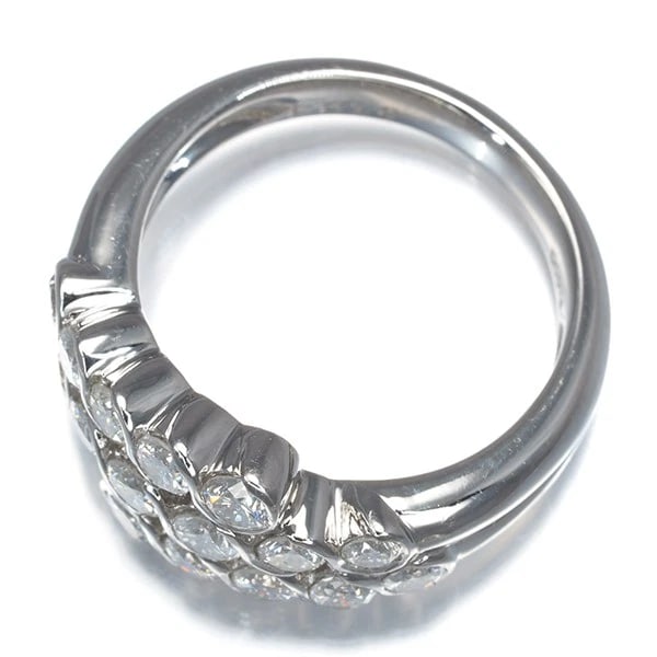 DIAMOND RING 900 PLATINUM - 3