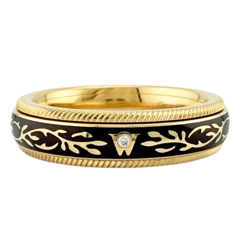 MIKIMOTO RING K18 YELLOW GOLD DIAMOND: MIKIMOTO Ring K18 yellow gold diamond Brand: MIKIMOTO Type/Style: Ring Material: K18 yellow gold, Main Stone/Creation Natural Color: gold Size: US 5 3/8 Accessories: None Accessories Notice: When