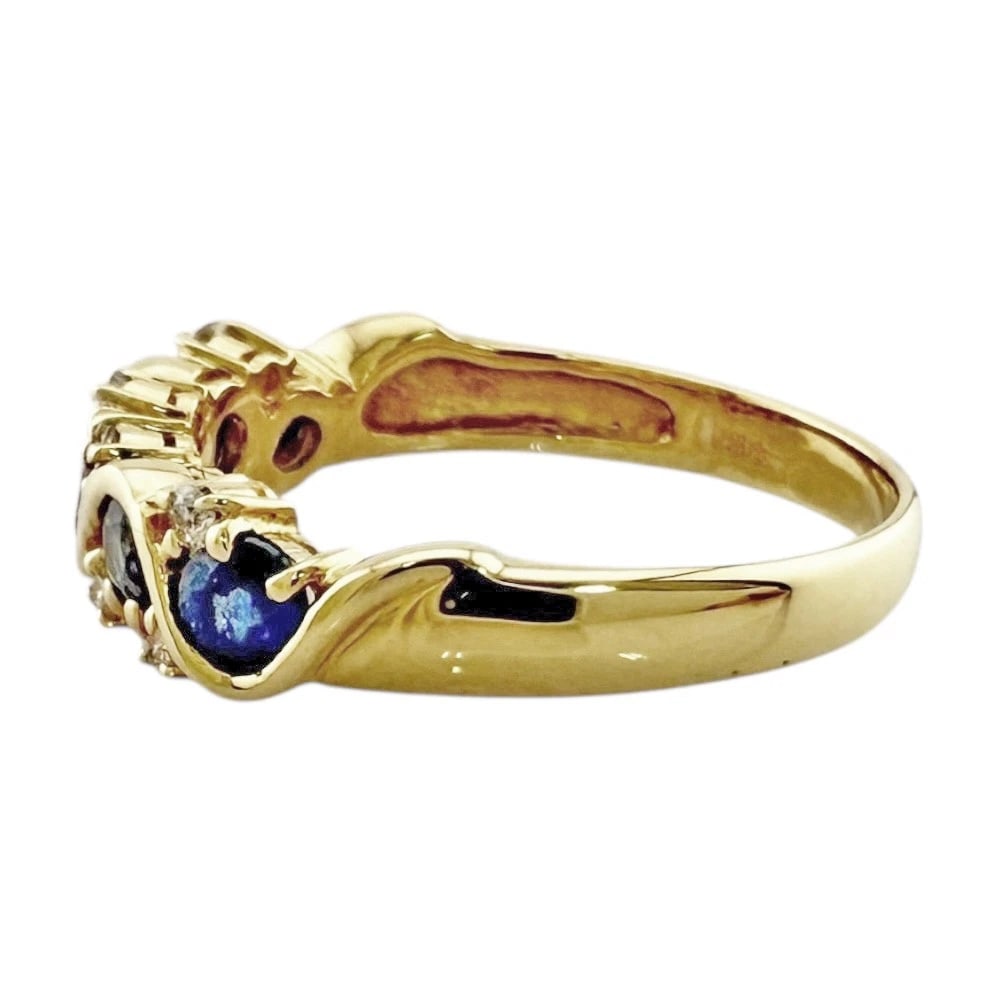 RING K18 YELLOW GOLD DIAMOND: Ring K18 yellow gold diamond Brand: Unbranded Type/Style: Ring Material: K18 yellow gold, Main Stone/Creation NATURAL Color: gold Size: US 5 3/4 Accessories: None Accessories Notice: When