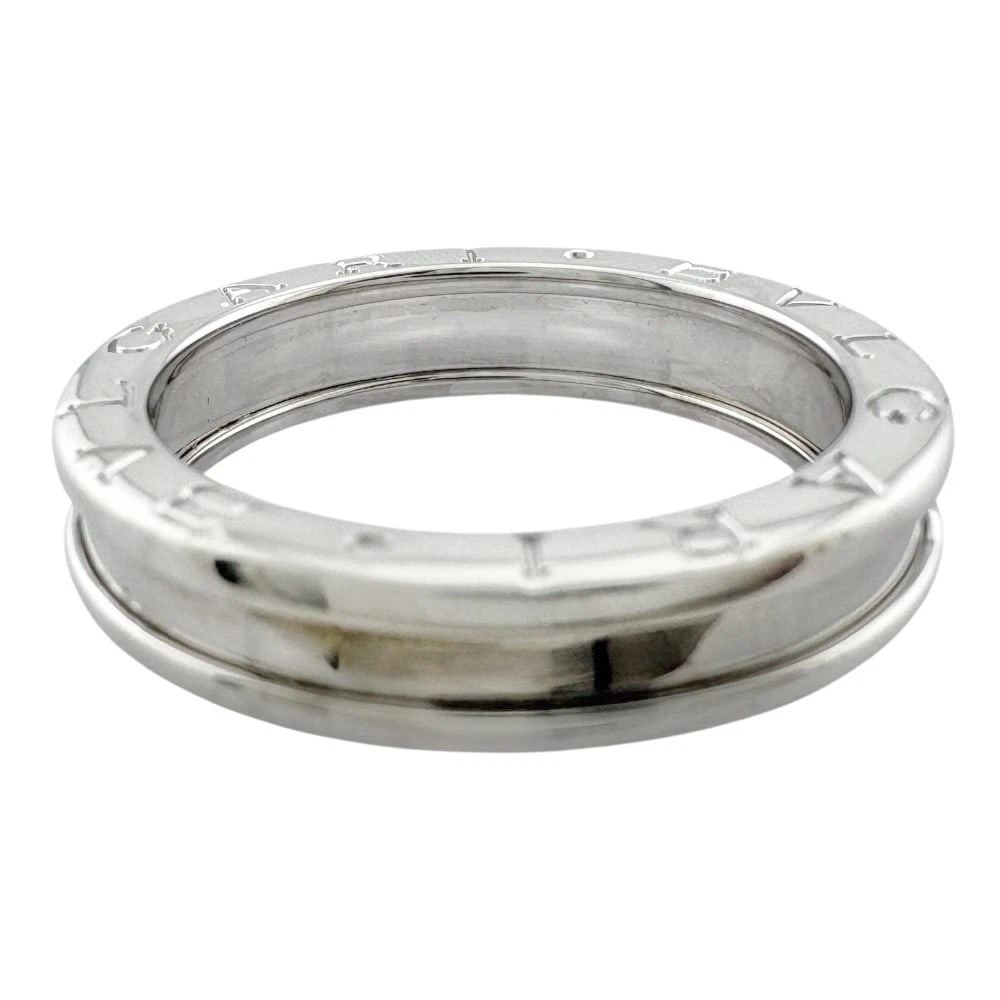 BVLGARI RING K18 WHITE GOLD B-ZERO.1: BVLGARI Ring K18 white gold B-zero.1 Brand: BVLGARI Type/Style: Ring Material: K18 white gold Color: Silver Size: US 9 5/8 Accessories: None Accessories Notice: When purchasing pre-owned goods,