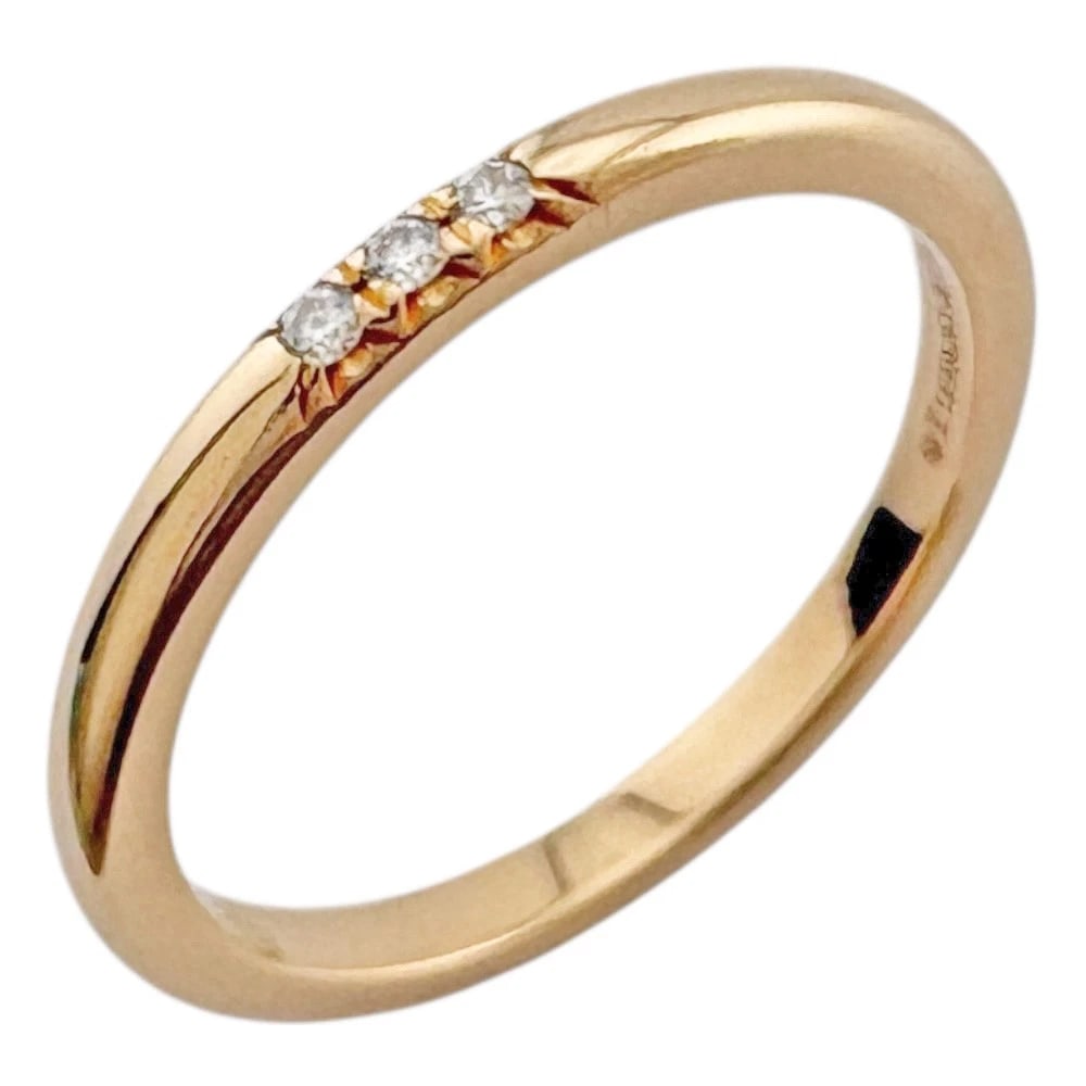 TIFFANY&CO. RING K18 PINK GOLD DIAMOND: TIFFANY&Co. Ring K18 Pink Gold diamond Brand: Tiffany&co. Type/Style: Ring Material: K18 Pink Gold, Main Stone/Creation NATURAL Color: Pink gold Size: US6 Accessories: None Accessories Notice: When