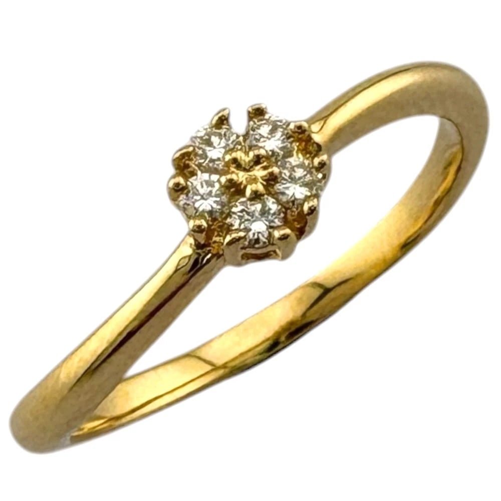 TASAKI RING K18 YELLOW GOLD DIAMOND: TASAKI Ring K18 yellow gold diamond Brand: TASAKI Type/Style: Ring Material: K18 yellow gold, Main Stone/Creation NATURAL Color: gold Size: US 5 3/4 Accessories: None Accessories Notice: When