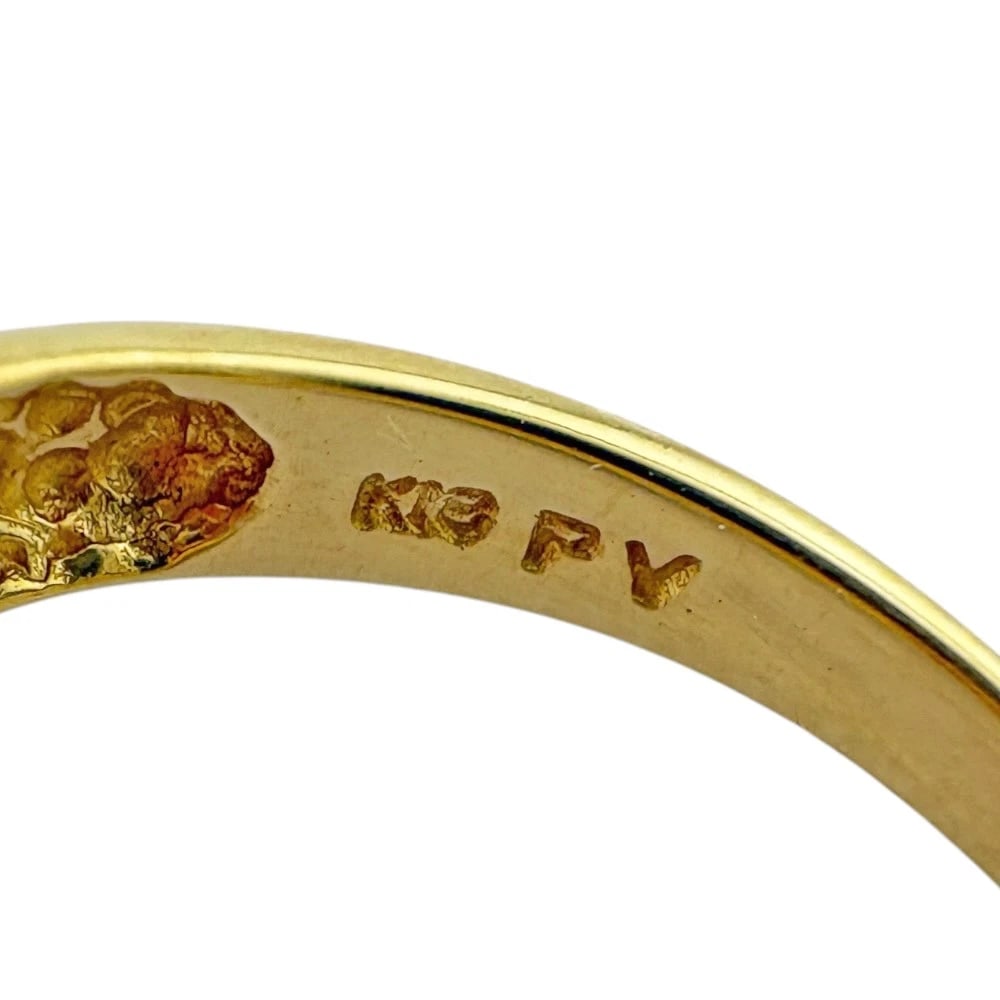 PONTE VECCHIO RING K18 YELLOW GOLD RUBY - 4