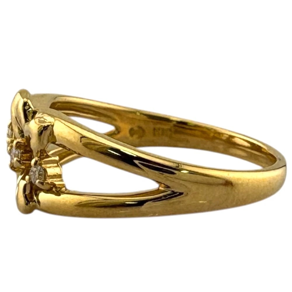 TASAKI RING K18 YELLOW GOLD DIAMOND: TASAKI Ring K18 yellow gold diamond Brand: TASAKI Type/Style: Ring Material: K18 yellow gold, Main Stone/Creation NATURAL Color: gold Size: US 5 3/4 Accessories: None Accessories Notice: When