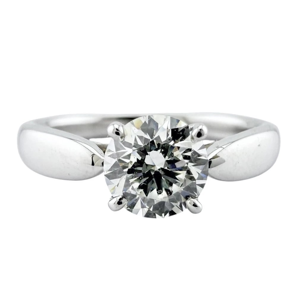 TIFFANY&CO. RING PT950PLATINUM DIAMOND: TIFFANY&Co. Ring Pt950Platinum diamond Brand: Tiffany&co. Type/Style: Ring Material: Pt950Platinum, Main Stone/Creation NATURAL Color: Silver Size: US 3 7/8 Accessories: None Accessories Notice: When
