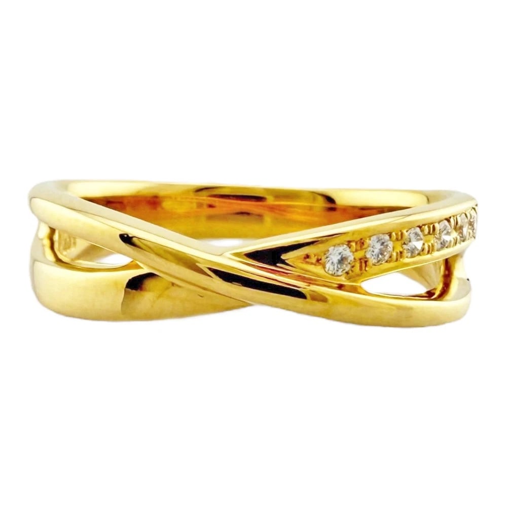 TASAKI RING K18 YELLOW GOLD DIAMOND: TASAKI Ring K18 yellow gold diamond Brand: TASAKI Type/Style: Ring Material: K18 yellow gold, Main Stone/Creation NATURAL Color: gold Size: US6 Accessories: None Accessories Notice: When purchasing