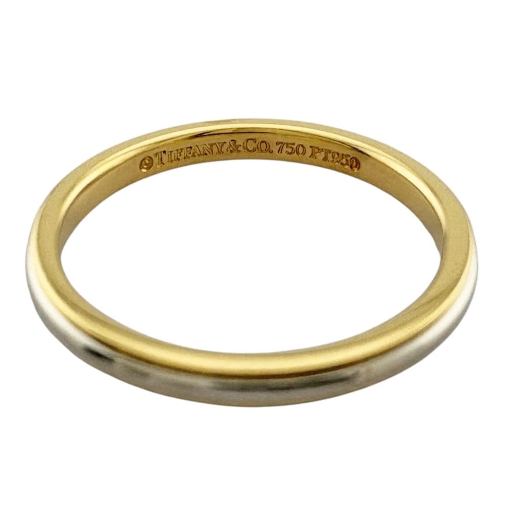 TIFFANY&CO. RING PT950PLATINUM K18 YELLOW GOLD: TIFFANY&Co. Ring Pt950Platinum K18 yellow gold Brand: Tiffany&co. Type/Style: Ring Material: Pt950Platinum Color: gold Size: US 4 1/2 Accessories: None Accessories Notice: When purchasing pre-owned