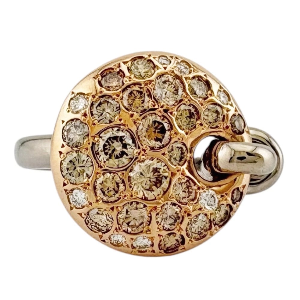 KASHIKEY RING K18 PINK GOLD K18 GOLD DIAMOND: KASHIKEY Ring K18 Pink Gold K18 gold diamond Brand: KASHIKEY Type/Style: Ring Material: K18 Pink Gold, Main Stone/Creation NATURAL Color: Silver Size: US 6 1/8 Accessories: None Accessorie