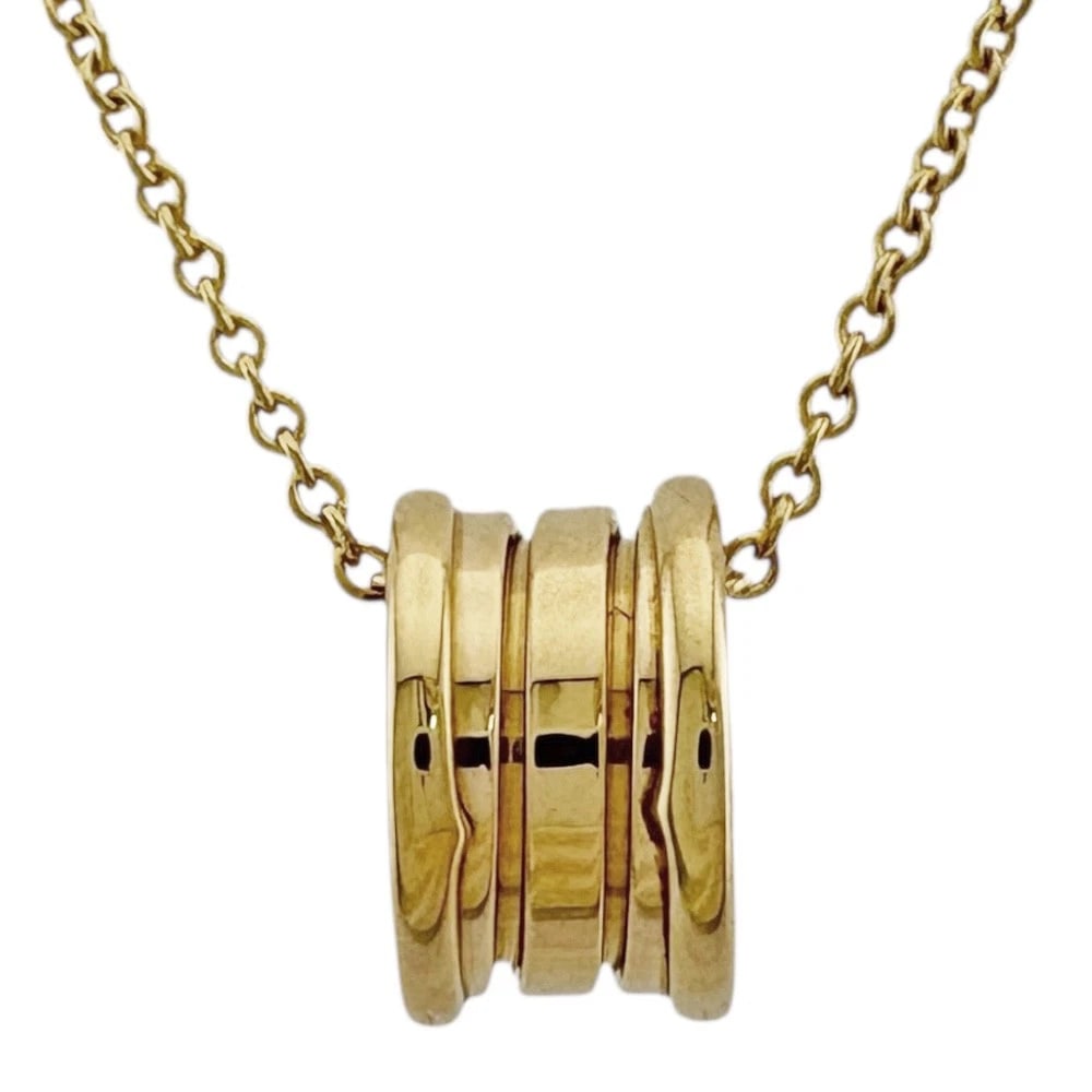 BVLGARI NECKLACE K18 YELLOW GOLD: BVLGARI Necklace K18 yellow gold Brand: BVLGARI Type/Style: Necklace Material: K18 yellow gold Color: gold Size: Total Length:41cm Chain width:1.5mm Top:W8.5mm x H14.5mm Accessories: None Accessories