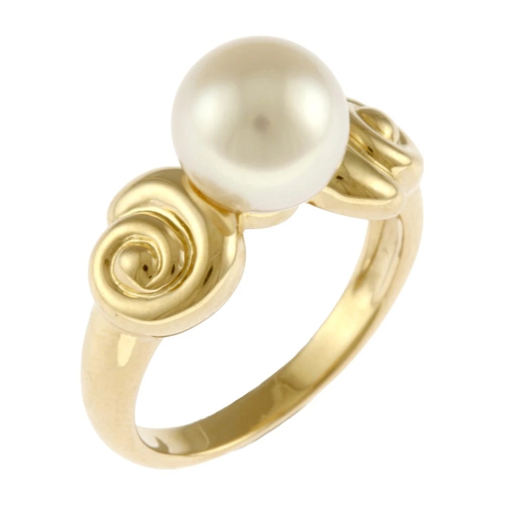 TASAKI RING K18 YELLOW GOLD AKOYA PEARL: TASAKI Ring K18 yellow gold Akoya pearl Brand: TASAKI Type/Style: Ring Material: K18 yellow gold, Main Stone/Creation Akoya pearl Color: gold Size: US 5 3/8 Accessories: None Accessories N