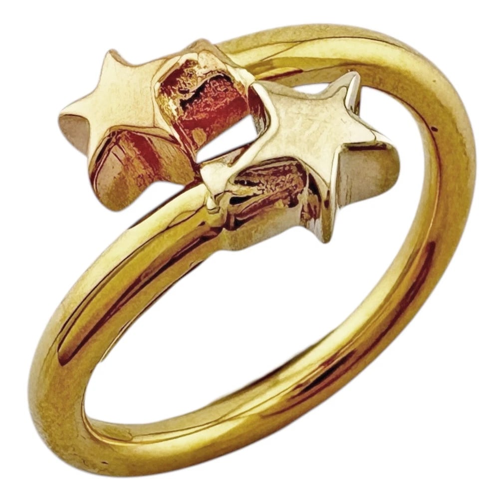 PONTE VECCHIO RING K18 YELLOW GOLD K18: Ponte Vecchio Ring K18 yellow gold K18 Brand: Ponte Vecchio Type/Style: Ring Material: K18 yellow gold Color: gold Size: US 2 5/8 Accessories: None Accessories Notice: When purchasing pre-owned