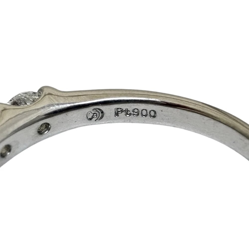 RING PT900PLATINUM DIAMOND - 3