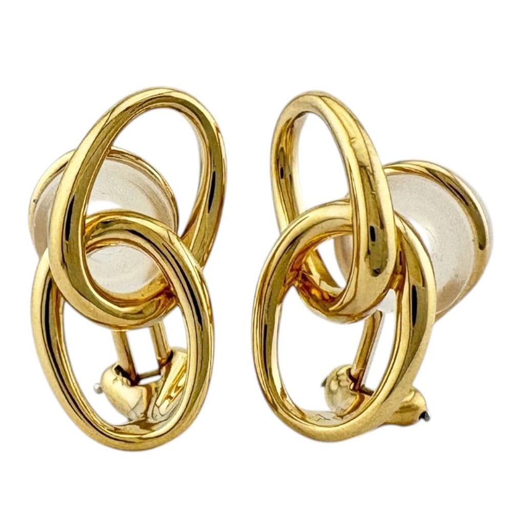 TIFFANY&CO. EARRING K18 YELLOW GOLD (1 of 2)