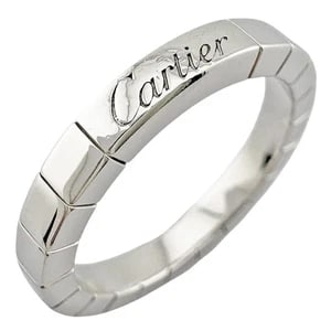 CARTIER RING K18 WHITE GOLD: CARTIER Ring K18 white gold Brand: Cartier Type/Style: Ring Material: K18 white gold Color: Silver Size: US 6 3/4 Accessories: None Accessories Notice: When purchasing pre-owned goods, ple