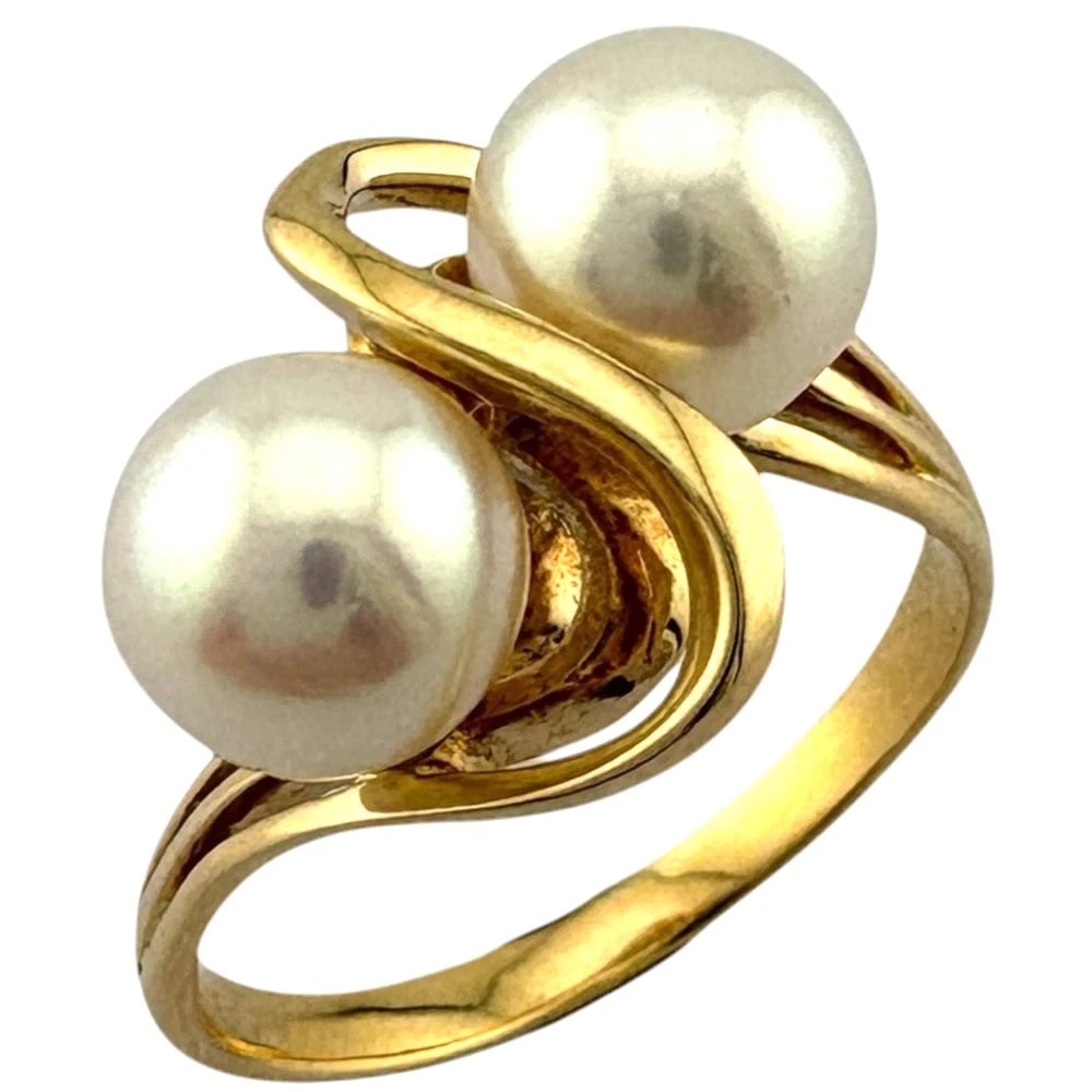 TASAKI RING K18 YELLOW GOLD PEARL: TASAKI Ring K18 yellow gold Pearl Brand: TASAKI Type/Style: Ring Material: K18 yellow gold, Main Stone/Creation Pearl Color: gold Size: US 6 3/4 Accessories: None Accessories Notice: When