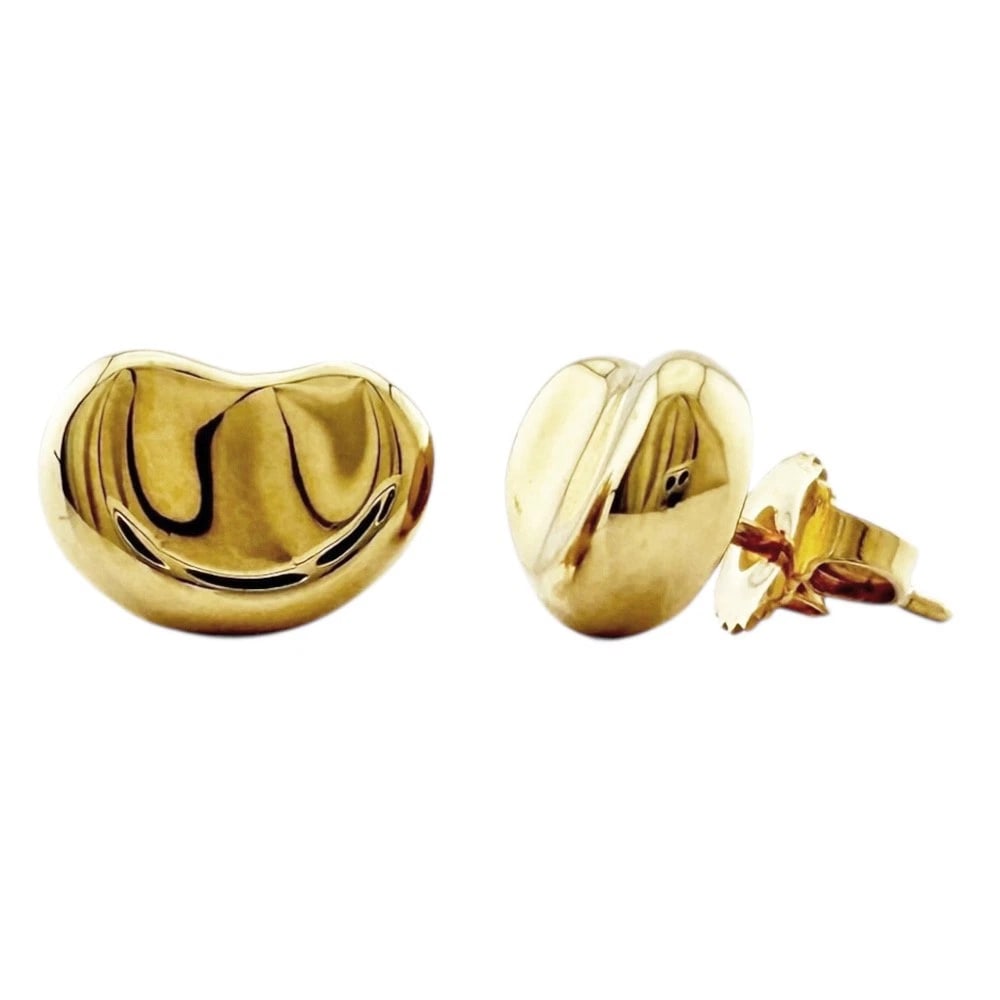 TIFFANY&CO. EARRING K18 YELLOW GOLD: TIFFANY&Co. earring K18 yellow gold Brand: Tiffany&co. Type/Style: earRing Material: K18 yellow gold Color: gold Size: 8.0mm x 11.0mm(*mm) Accessories: None Accessories Notice: When purcha