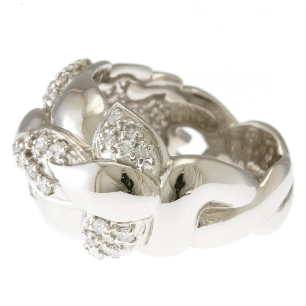 RING PT900PLATINUM DIAMOND - 4