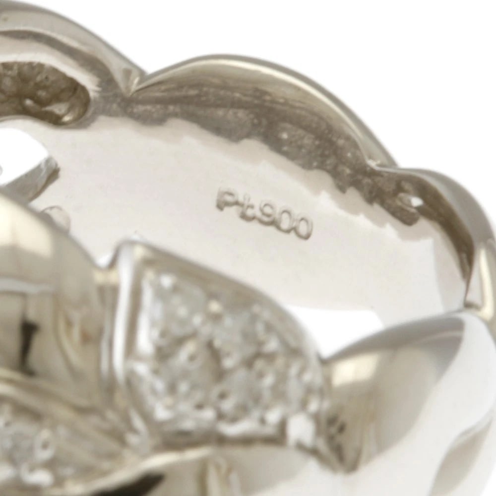 RING PT900PLATINUM DIAMOND - 5