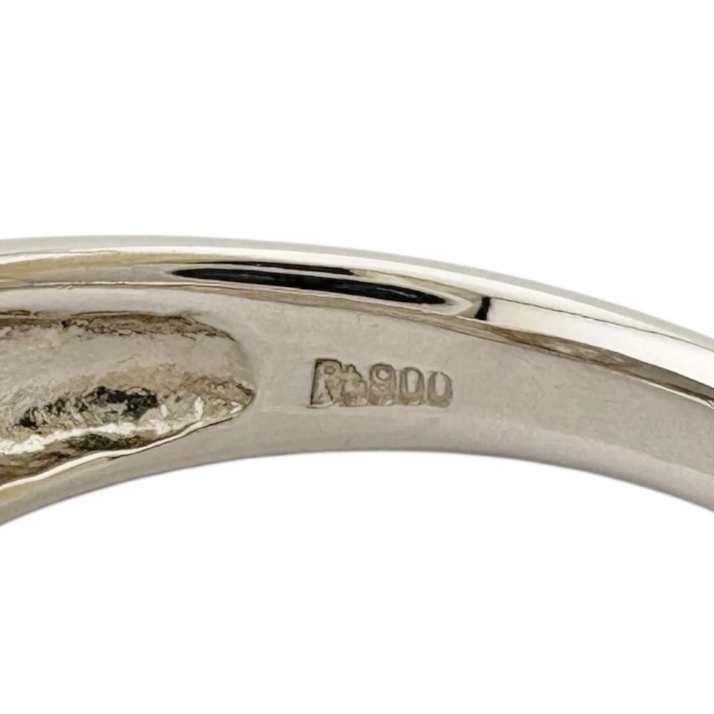 RING PT900PLATINUM DIAMOND - 5