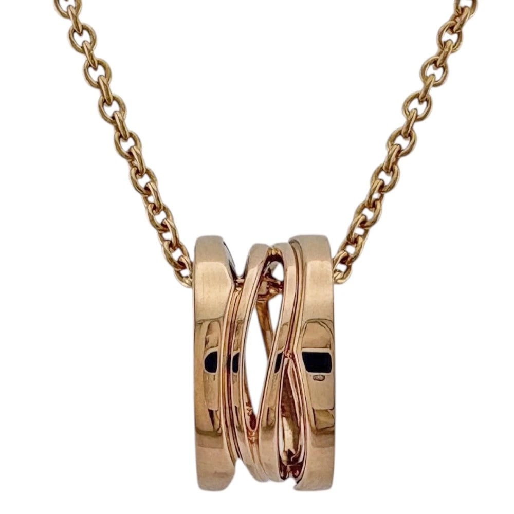 BVLGARI NECKLACE K18 PINK GOLD USED (1 of 4)