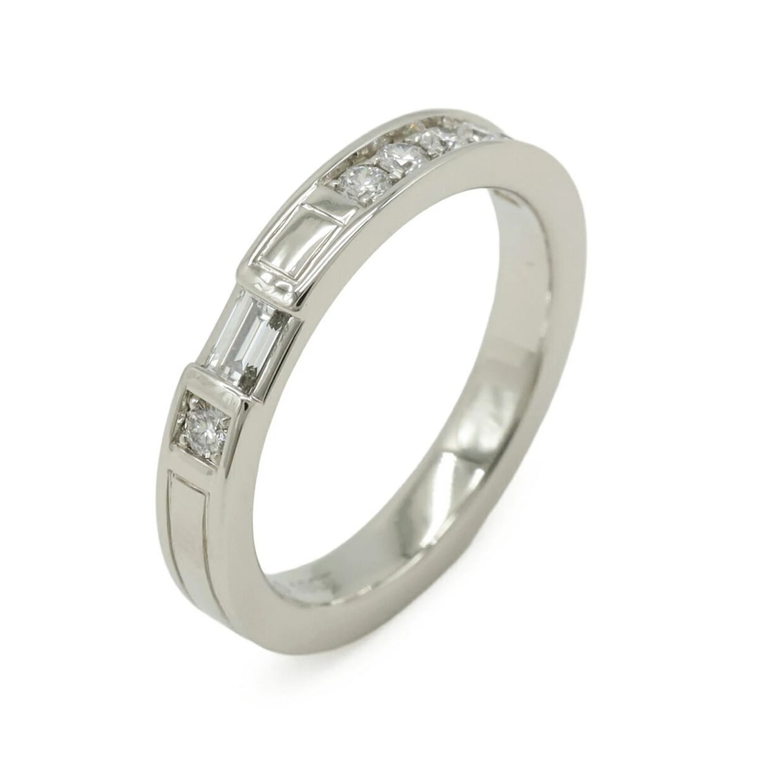 HARRY WINSTON TRAFFIC ACCENT BAND RING, PLATINUM 950 (1 of 2)