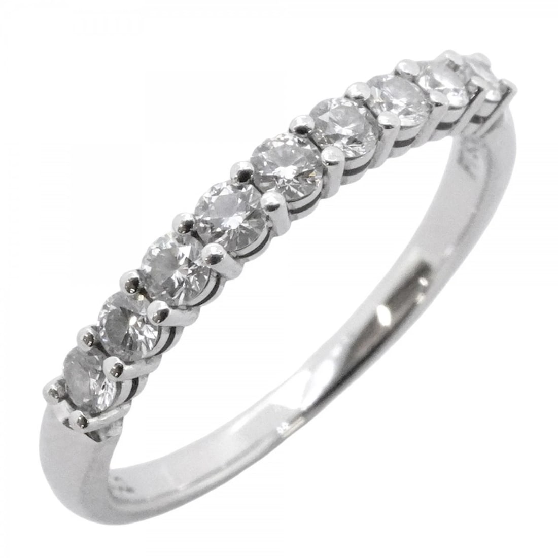 TIFFANY & CO. EMBRACE RING, PT950 PLATINUM, DIAMOND: Tiffany & Co. Embrace Ring, Pt950 Platinum, Diamond Brand: Tiffany Type/Style: Band Ring Material: Platinum 950 Color: Silver Size: US 5.5 Accessories: None Accessories Notice: When purcha