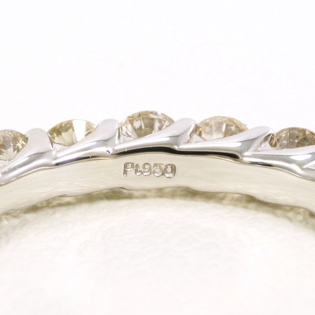 PT950 PLATINUM RING DIAMONDS - 5