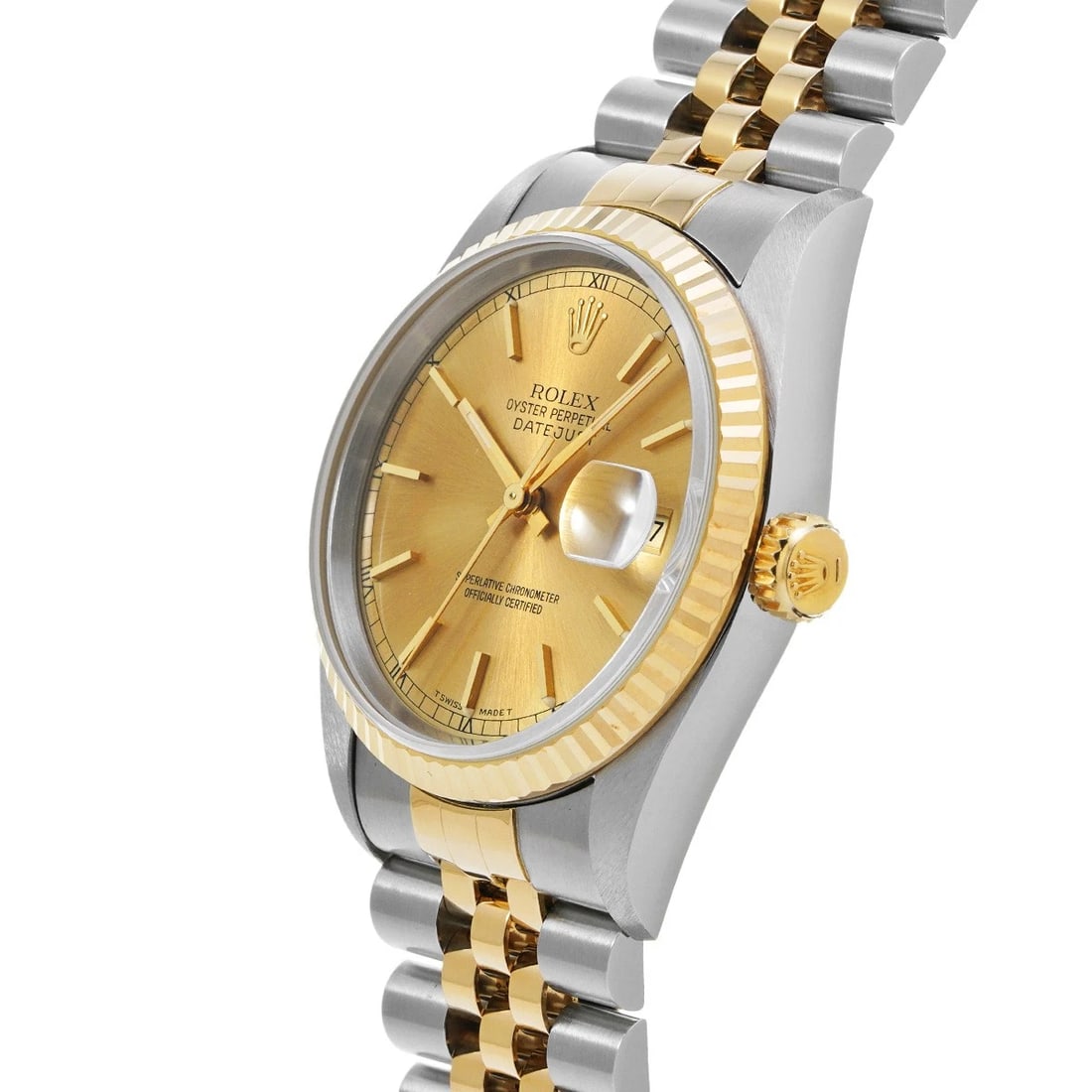 ROLEX DATEJUST CHAMPAGNE WATCH - 2