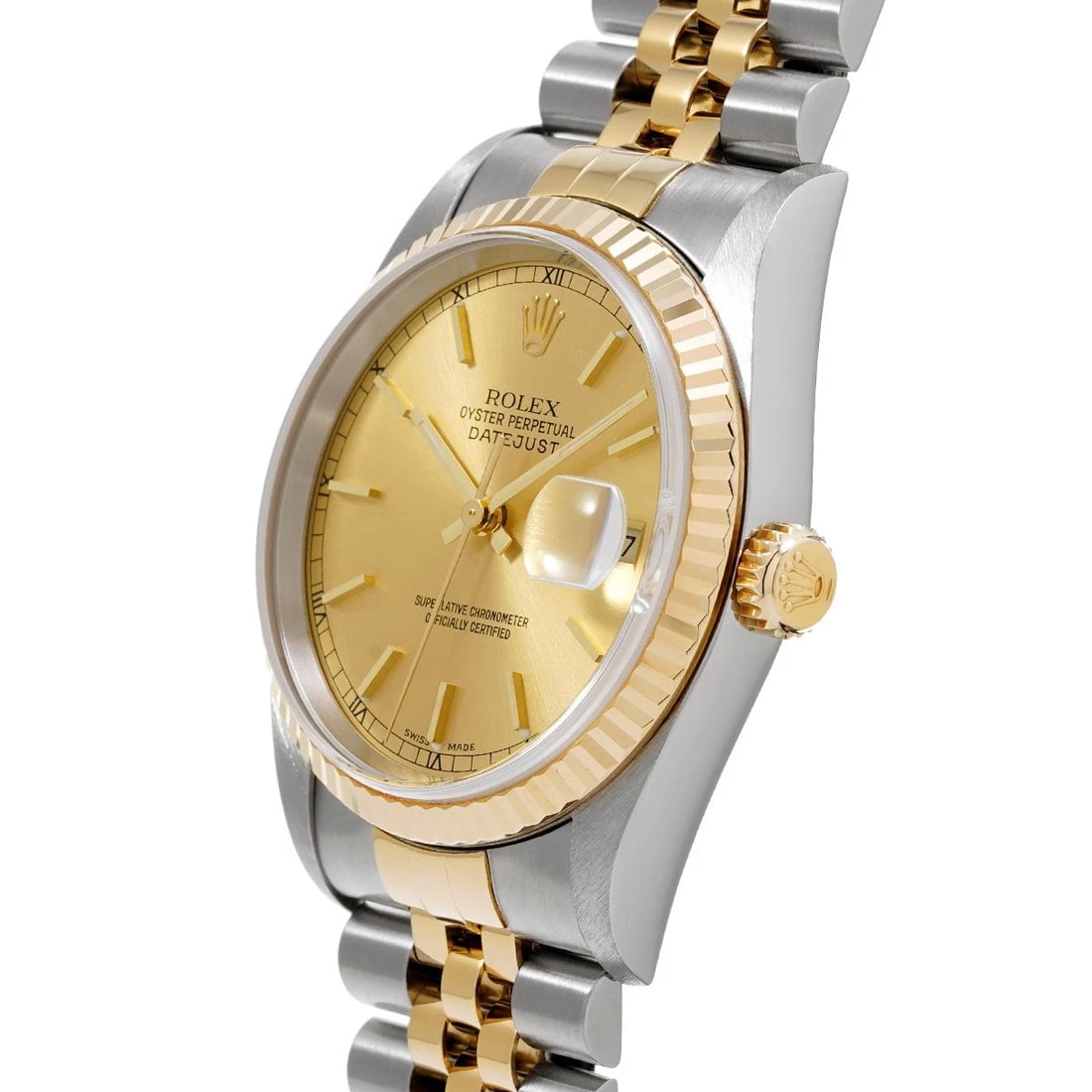 ROLEX DATEJUST CHAMPAGNE WATCH - 2