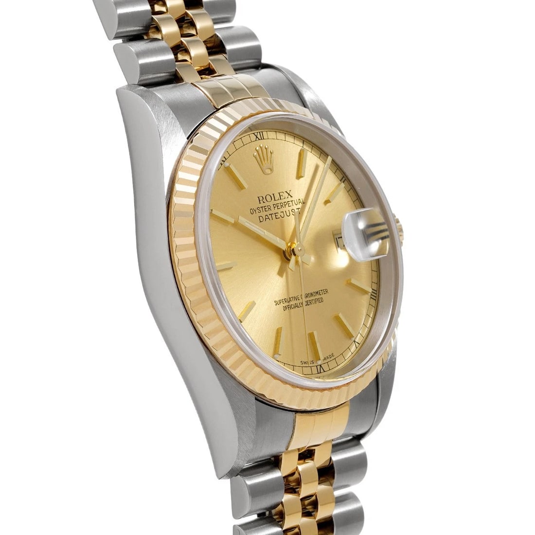 ROLEX DATEJUST CHAMPAGNE WATCH - 3