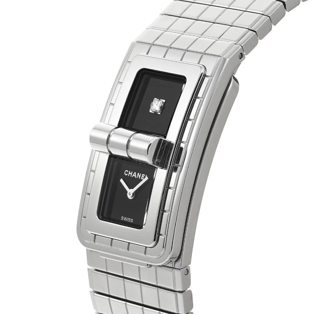 CHANEL CODE COCO BLACK/DIAMOND WATCH - 2