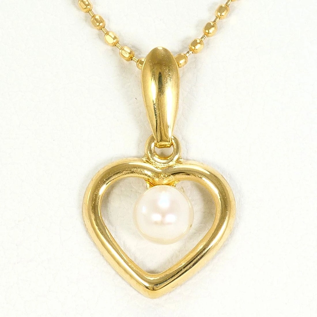 K18 18K GOLD NECKLACE PEARL: K18 18k gold Necklace Pearl Brand: No Brand Type/Style: Necklace Material: 18k gold, Main Stone/Creation pearl Color: Gold Size: total length 40cm Accessories: None Accessories Notice: When