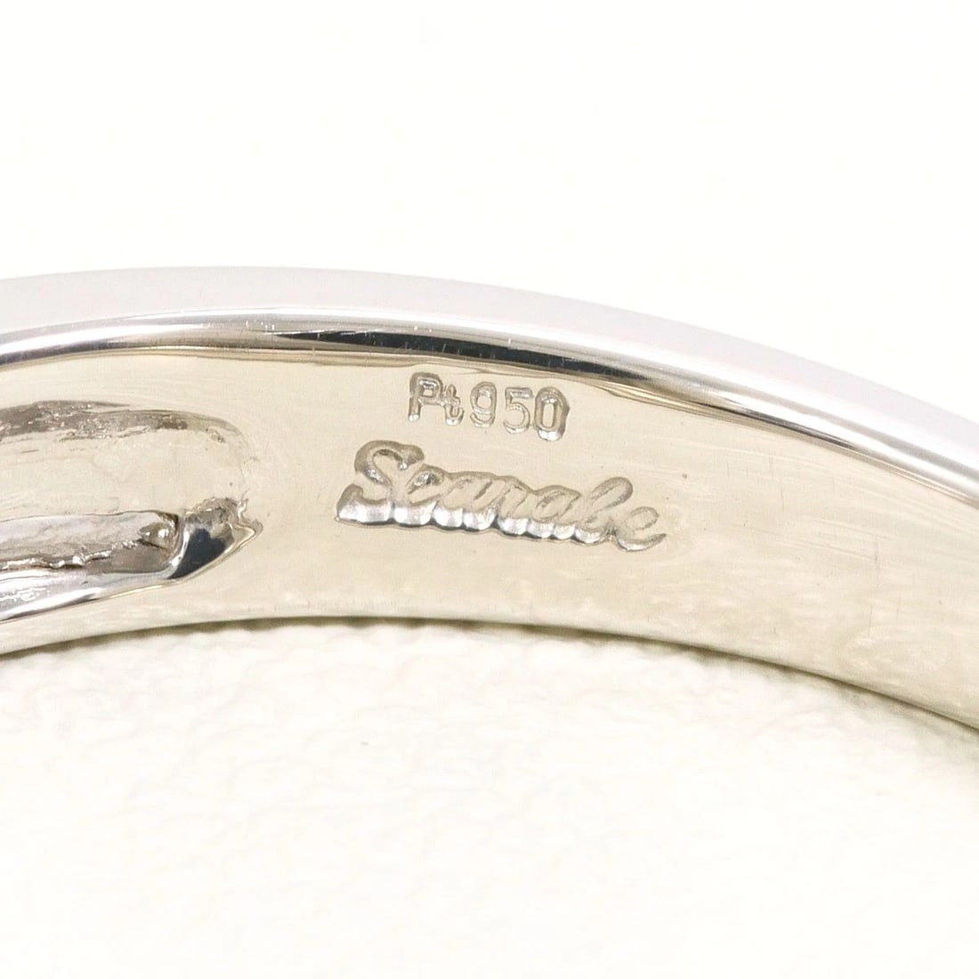 SCARAB PT950 PLATINUM RING - 4