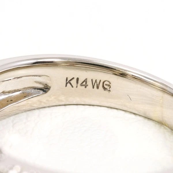 RING K14/WHITE GOLD - 5