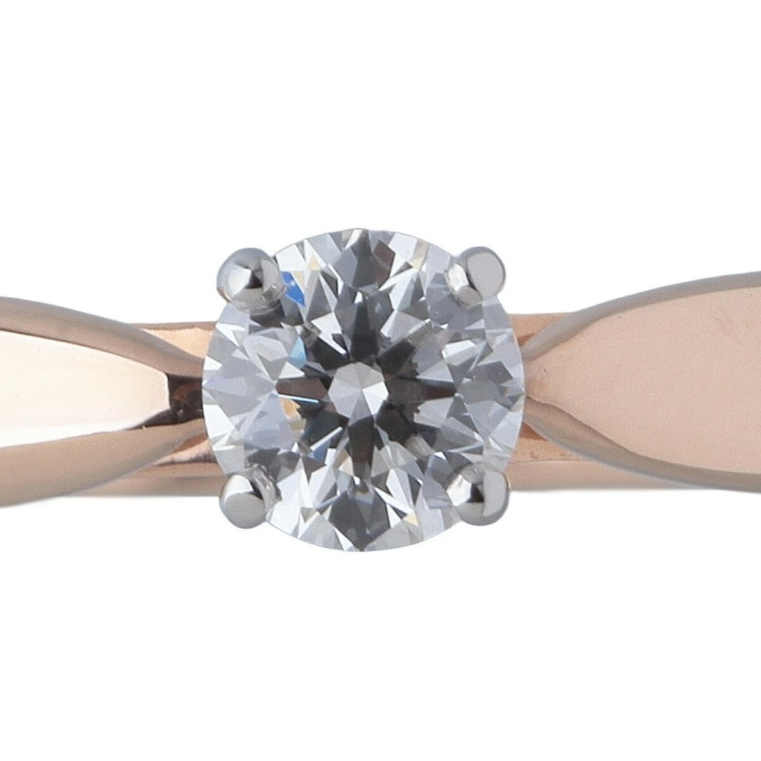 TIFFANY & CO HARMONY DIAMOND ENGAGEMENT RING: Tiffany & Co Harmony Diamond Engagement Ring Brand: Tiffany & Co. Type/Style: Ring Material: K18RG Pt950 Color: RG PT Size: US 4.5 Accessories: None Accessories Notice: When purchasing pre-owned