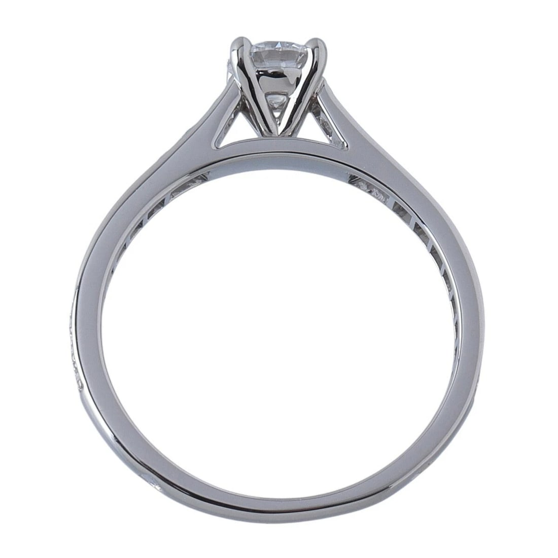 VAN CLEEF & ARPELS ROMANCE DIAMOND RING: Van Cleef & Arpels Romance Diamond Ring Brand: Van Cleef & Arpels Type/Style: Ring Material: Pt950 Color: Platinum Size: US: 4.5 Accessories: None Accessories Notice: When purchasing pre-owned goods,